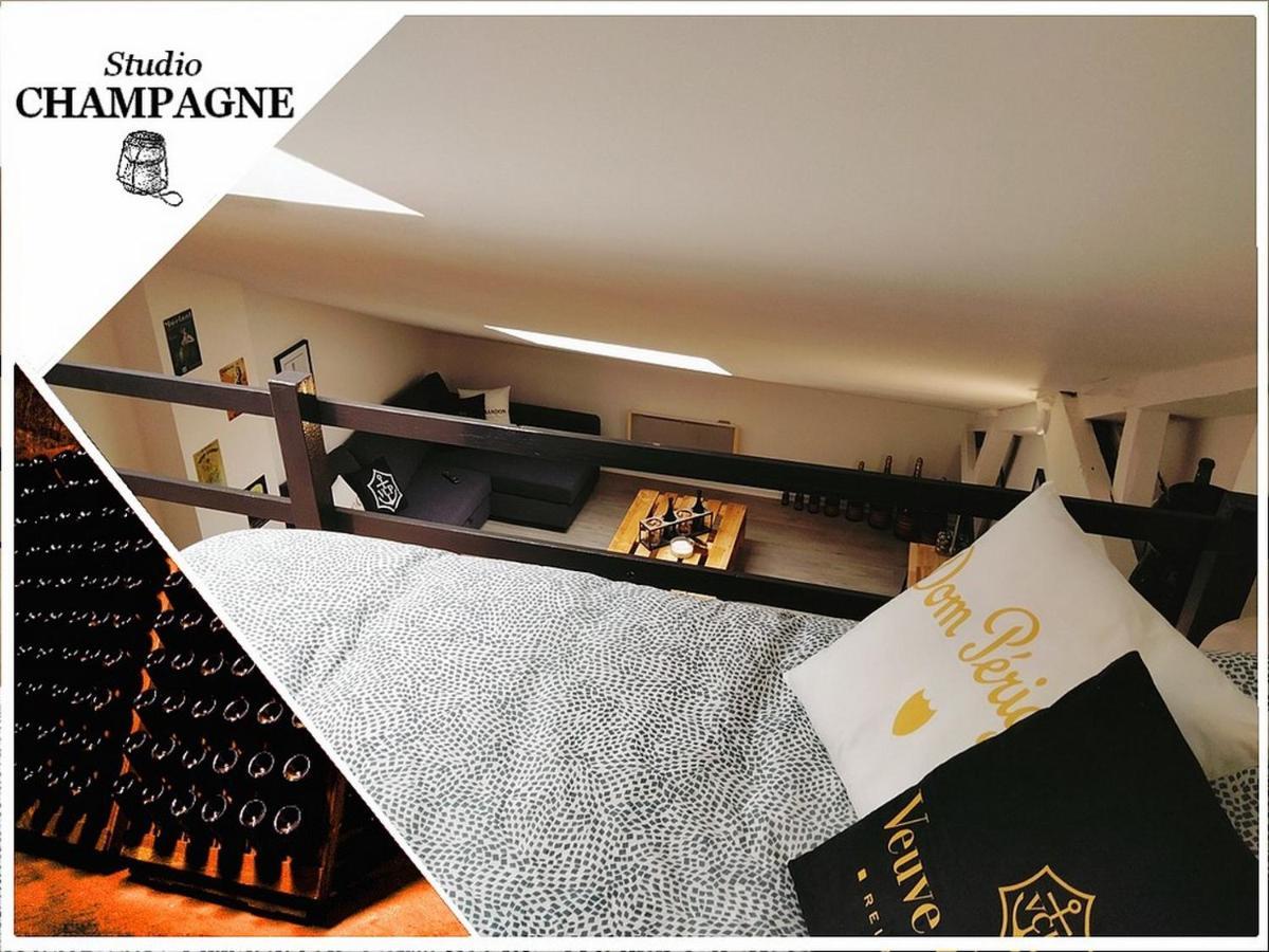 Studio Champagne Apartment Reims Ngoại thất bức ảnh