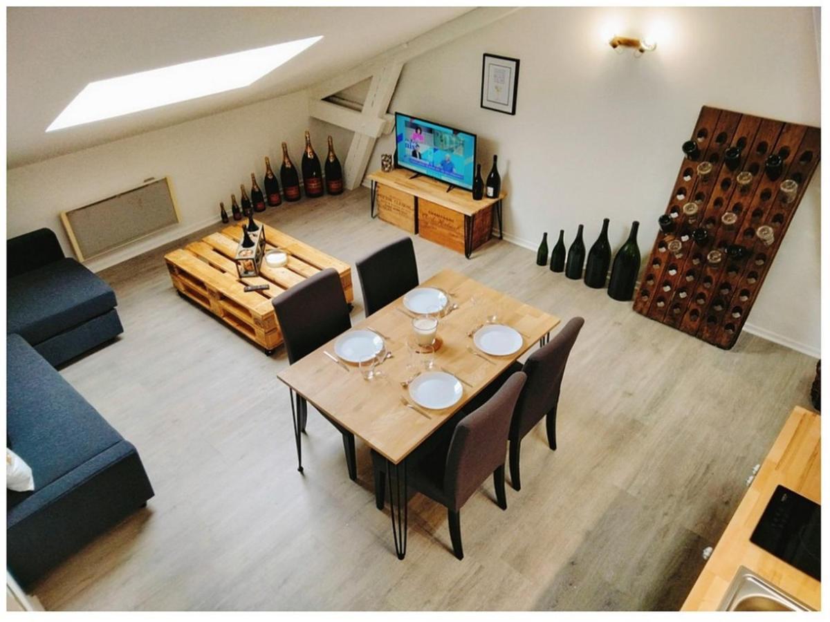 Studio Champagne Apartment Reims Ngoại thất bức ảnh
