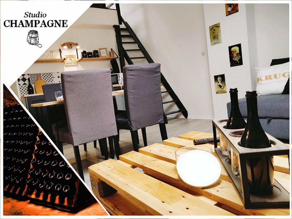 Studio Champagne Apartment Reims Ngoại thất bức ảnh
